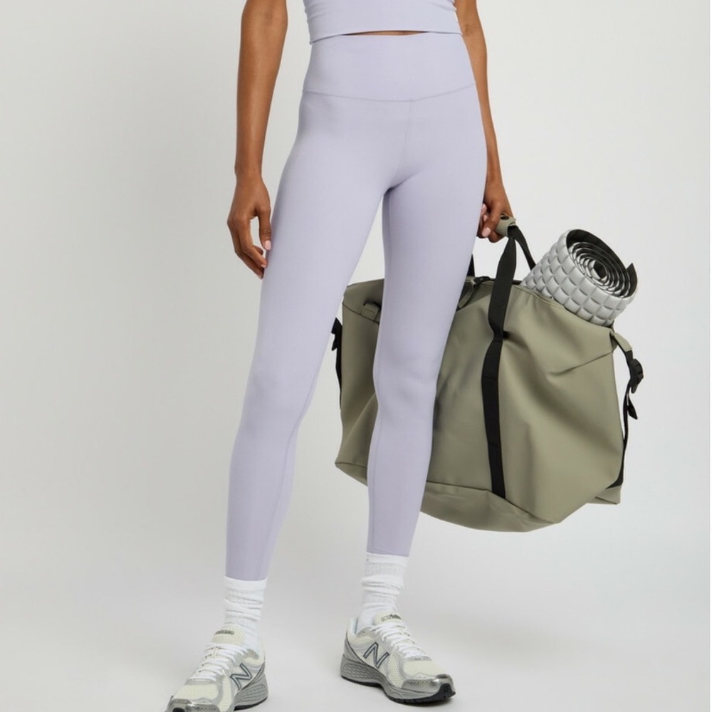 Vuori All The Feels Stretch-Nylon High Rise Leggings Light Purple VW4018 Small